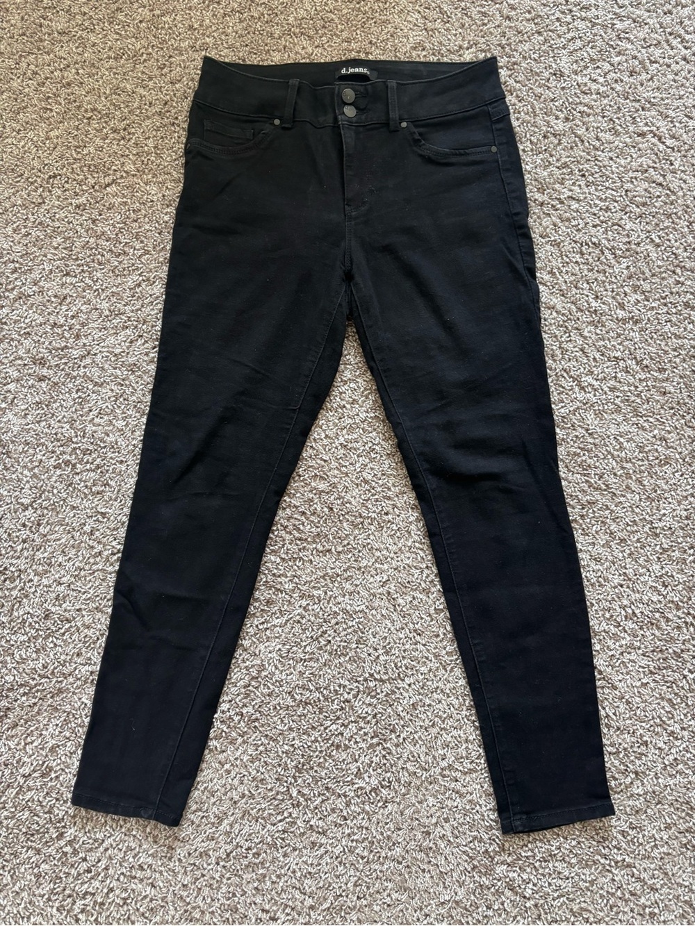 d. jeans Black High-Rise Skinny Jeans - Sleek Everyday Staple